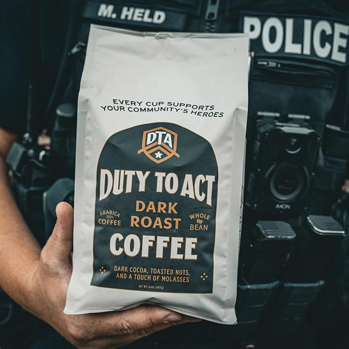 Duty to Act Medium Roast Whole Bean Coffee, 2 lbs (Pack of 6)