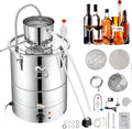 VEVOR Electric Alcohol Still 8Gal/30L, Alcohol Distiller, Distillery Kit for Alcohol include Pump & One-way Exhaust Valve & Thermometer