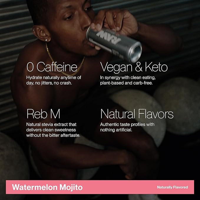 Cadence Electrolyte Drink - Watermelon Mojito Flavor, 355ml x 12 | Science-Backed Hydration | Zero Sugar, Zero Caffeine | Vegan, Keto & Paleo Friendly | Sodium, Potassium & Magnesium for Performance & Recovery