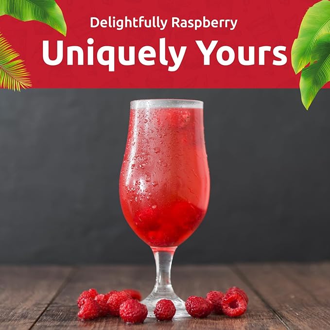Fanale Premium Flavoring Concentrated Syrup for Bubble Tea 11 lb | Raspberry Flavor Syrup | for Boba Tea, Smoothies, Slushes, Desserts | 11lb | Pack of 4 | SRP270-CS