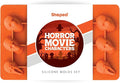 ShapedIceMolds Horror Movie Character Molds – Halloween Silicone Molds for Chocolate, Candy, Resin, Crafts – 3D Scary Film Icons for Party Treats & DIY Decor (Orange)