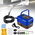 Handheld Steam Cleaner for Home, 2500W High Pressure Steamer for Cleaning, 9-Level Multipurpose Steam Cleaner for Car Floor Upholstery Kitchen Bathroom Grout Tile, 14 Accessories Included, Blue