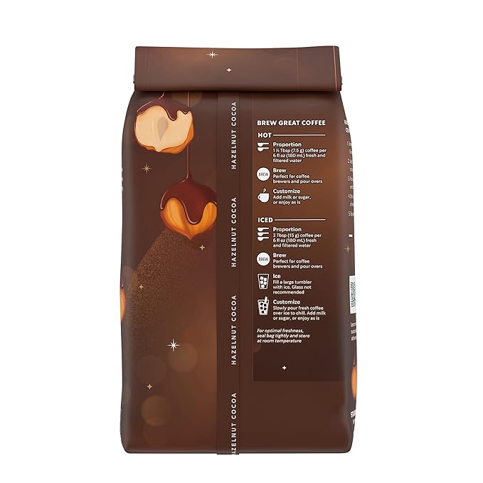 Starbucks Hazelnut Cocoa Flavored Ground Coffee, 100% Arabica, 17 oz