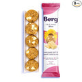 Berg Energy Bites Sunflower Butter & White Chocolate – Plant‑Based Protein Snack with 16 g Protein & 1 g Sugar – Vegan, Gluten‑Free, Low Sugar, High Fiber, Non‑GMO Prebiotic Bites – 1.5 oz (8 Pack)
