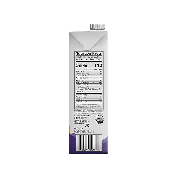 Oregon Chai Original Chai Concentrate, 32 Fluid Ounce (Pack of 1)