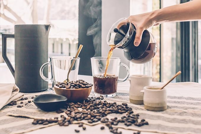 BALCI - Stainless Steel Coffee Scoop Set (2&2 Tablespoon, 30ml and 30ml) Exact Measuring Spoons for Coffee, Tea, Sugar, Flour and More! …