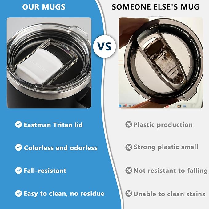 24 oz women's thermal coffee mug, double-wall insulation, easy to hold and clean, suitable for camping travel water cup