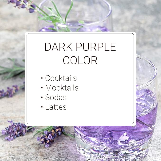 Monin - Lavender Lemon Syrup, Soothing Lavender & Citrus Flavored Syrup, Coffee Syrup, Natural Flavor Drink Mix, Simple Syrup for Coffee, Cocktails, Soda, & More, Gluten-Free, Clean Label (750 ml)