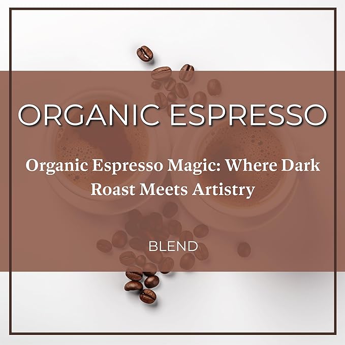 San Diego Coffee Organic Espresso, Dark Roast, Whole Bean Coffee, 5-Pound Bag Café en grano tostado