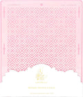 Cake Decorating Stencil for Tall Buttercream Cake, Royal Icing, Ganache, Paint, Airbrush (DAX)