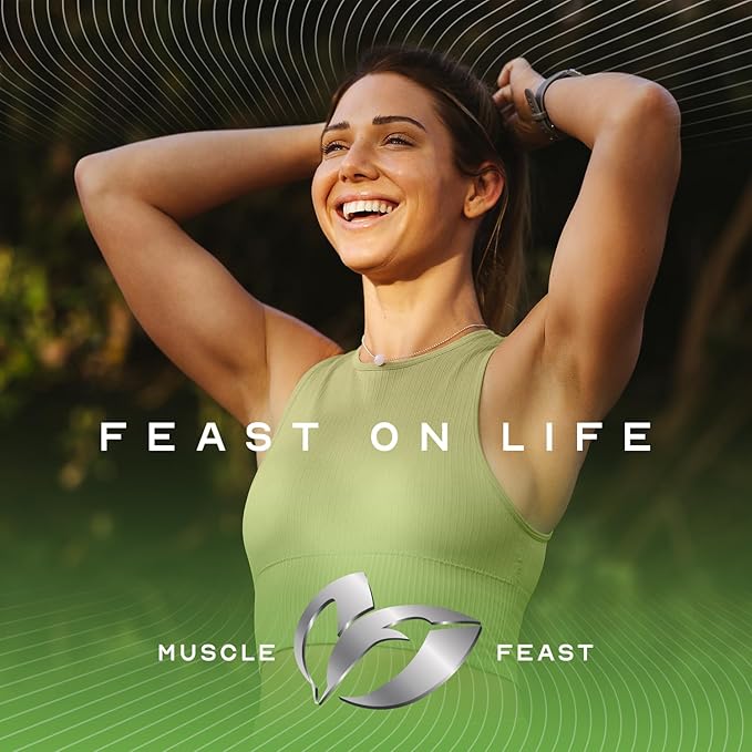 Muscle Feast 100% Grass Fed Whey Protein Powder, All Natural Hormone Free Paure Raised Whey Protein Powder for Women & Men- Whey Concentrate, Isolate & Hydrolyzed Protein Powder Blend- Unflavored, 2lb