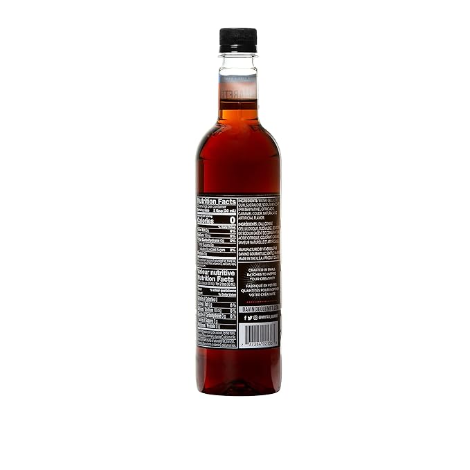 DaVinci Gourmet Sugar-Free Amaretto Syrup, 25.4 Fluid Ounces (Pack of 1)