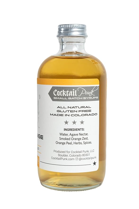 Smoked Orange Agave Cocktail Syrup