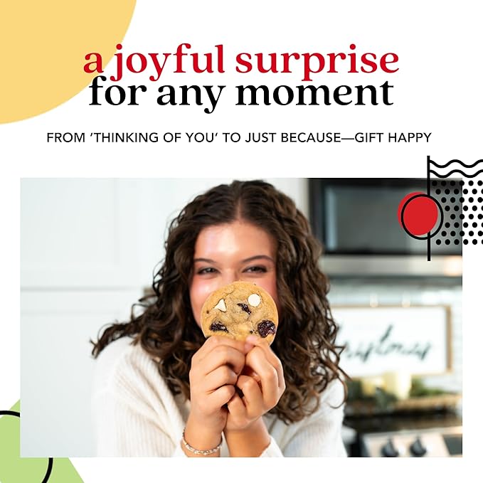 David's Cookies Freshly Baked Cookies - Delicious Handmade Soft Variety - Exquisite Gourmet Gift for Friends & Family on Special Occasions - Cherry White Chip 1lb
