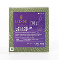Luxmi Estates Lavender Valley Organic Lavender Tea (25 Tea Bags) Low Caffeine Tea Bags For Sleep, Relaxing, Calming, and Stress Relief, With Certified Organic Darjeeling Makaibari White Tea