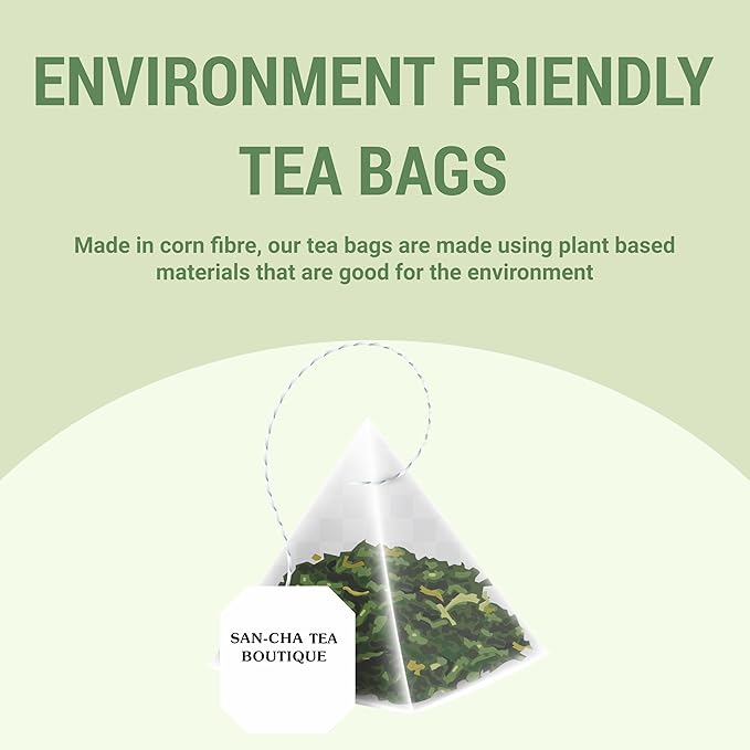 Sancha Tea Boutique, Masala Chai, Spiced Tea, 25 Pyramid Bags, India’s Famous Chai, Blend of Cinnamon, Ginger & Cardamom
