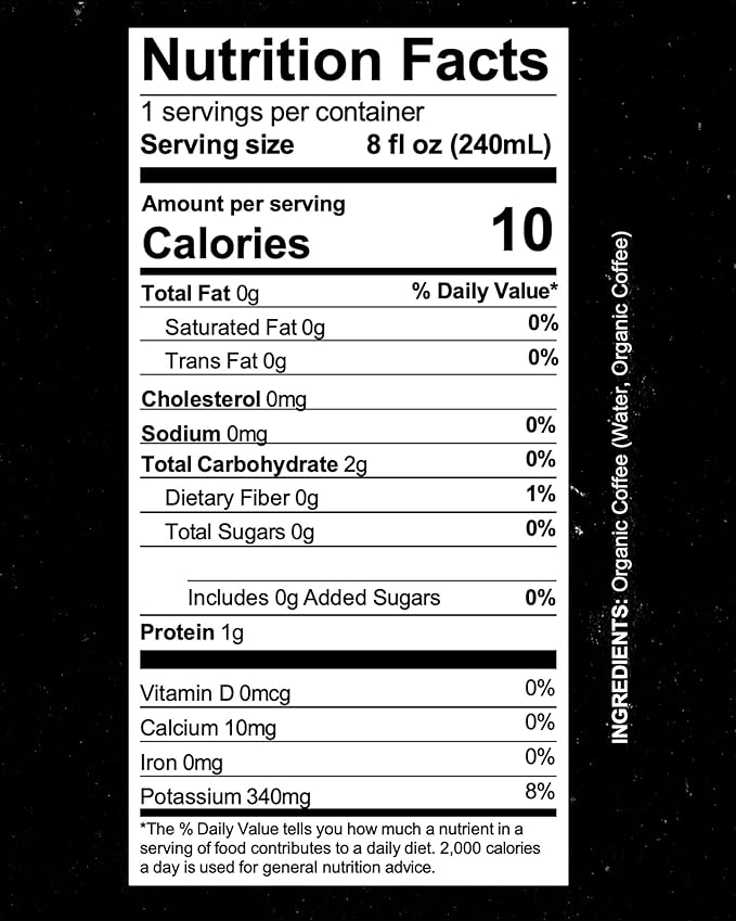 Jolene Coffee – Black Cold Brew | 8oz Cans | Smooth, Bold, Dairy-Free, Gluten-Free, Non-GMO (12 Cans, Black Cold Brew)