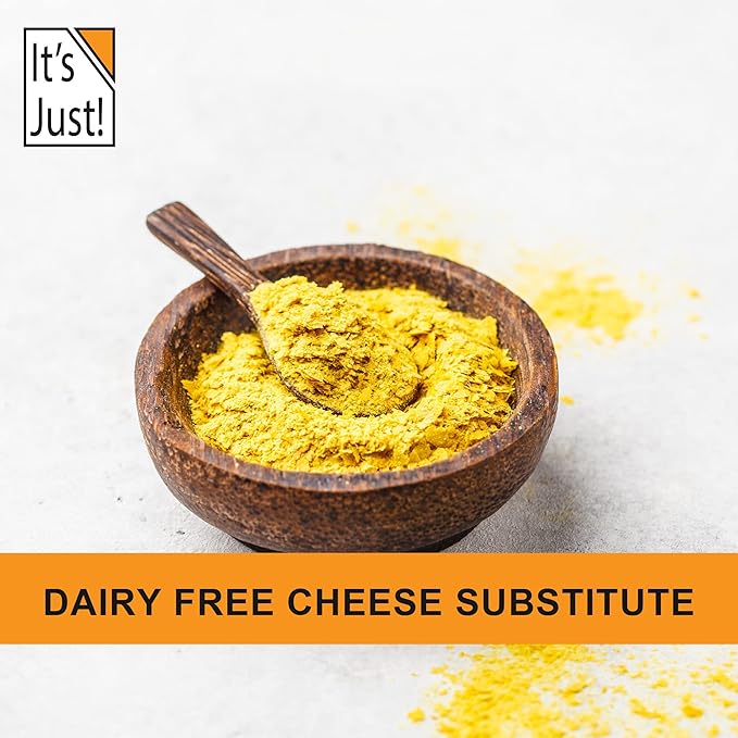 It's Just - Yeast Flakes, Nutritional Yeast, Premium Fortified, Nooch, Vegan Cheese Substitute (15oz Ounces)