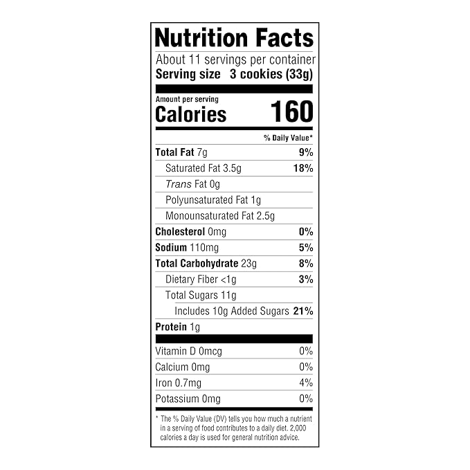 Amazon Grocery, Chocolate Chip Cookies, 13 Oz, Pack of 2 (Previously Happy Belly, Packaging May Vary)