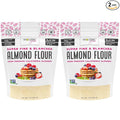 Wholesome Yum Premium Fine Blanched Almond Flour For Baking & More (16 oz / 1 lb) - Low Carb, Gluten Free, Non GMO, Keto Friendly Flour Substitute With Ground Almonds (Pack of 2)