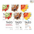 TAZO Tea Concentrate, Chocolate Chai Latte, Strawberry Matcha Latte, Iced Peach Mango 32 Fl Oz (2ea) (Variety Pack)