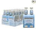 Fever-Tree Premium Club Soda, No Artificial Sweeteners, Flavourings or Preservatives, 6.8 Fl Oz (Pack of 24), Clear (A500115)