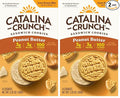 Catalina Crunch Protein Cookies, 4g Protein per Serving | Low-Sugar Sandwich Cookies | Gluten Free, Vegan | Keto Dessert Snacks - Peanut Butter, 5.9 oz. (14 Count) (Pack of 2)