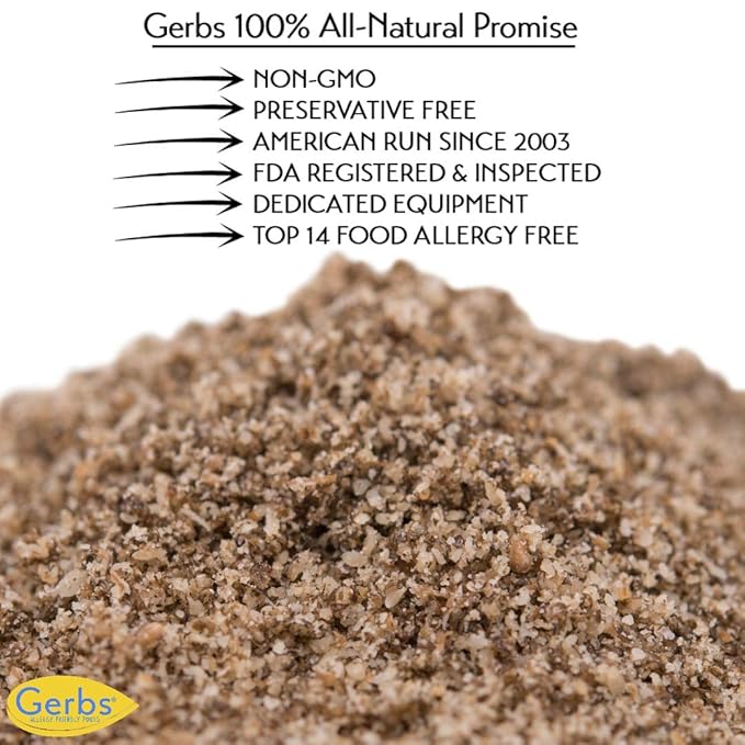 Ground Raw Chia Seed Meal by Gerbs - 4 LBS - Top 11 Food Allergen Free & Non GMO - Vegan & Kosher – Premium Full Oil Content Chia Protein Powder