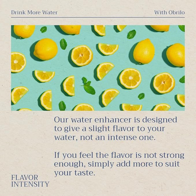Obrilo Water Enhancer Liquid Flavoring Drops - ZERO Sugar/Calorie, Dye Free, Naturally Flavored Drink Syrup, 2.0 fl oz x 5 Bottles for Kids & Adults (Wonder Melon)