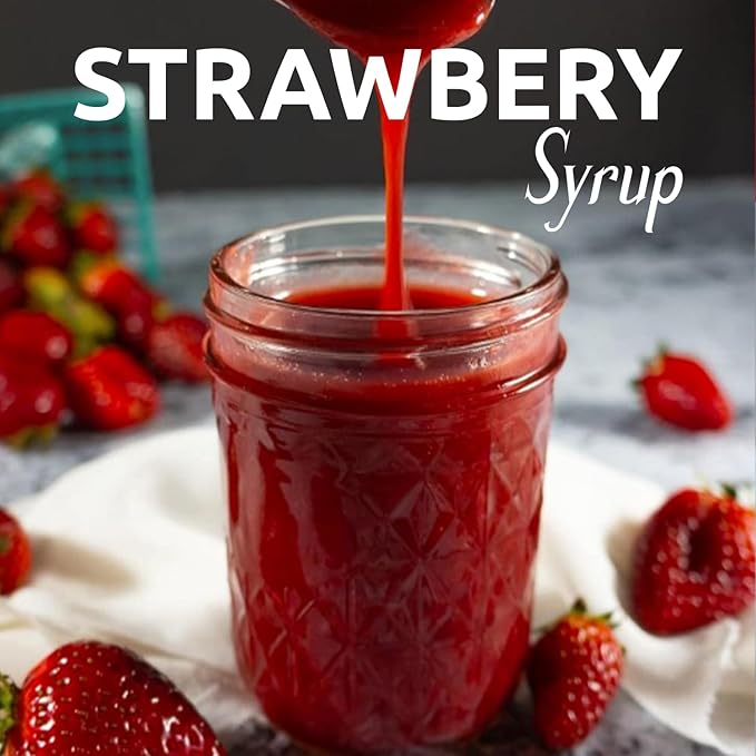 Fanale Premium Flavoring Concentrated Syrup for Bubble Tea | Strawberry Flavor Syrup | for Boba Tea, Smoothies, Slushes, Desserts | 5.5 pound |SRP501