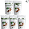 Instant Organic Coconut Milk Powder (226g/5pack) - Easy to Mix in Smoothies, Lattes & Recipes, Keto-Friendly, Vegan, No Preservatives