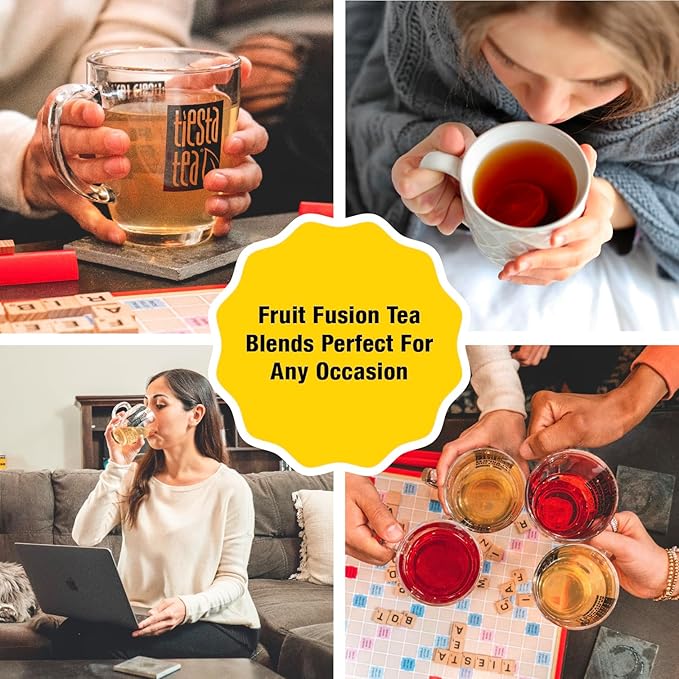 Tiesta Tea - Orange Dream Float Tea, Loose Leaf, Orange Cream Herbal Tea, Premium Caffeine-Free Tea Blend, Make Hot or Iced & Up to 200 Cups, 16 oz Resealable Bulk Pouch