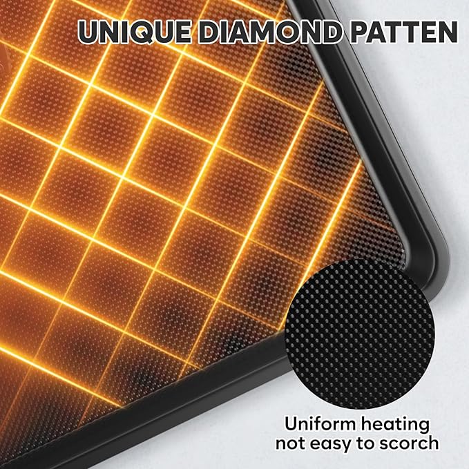 Cookie Sheet for Baking, Ceramic Half Baking Sheet Pan, Thicker Carbon Steel Baking Sheet Non Stick, 17.5 x 13 Inch Baking Tray for Oven