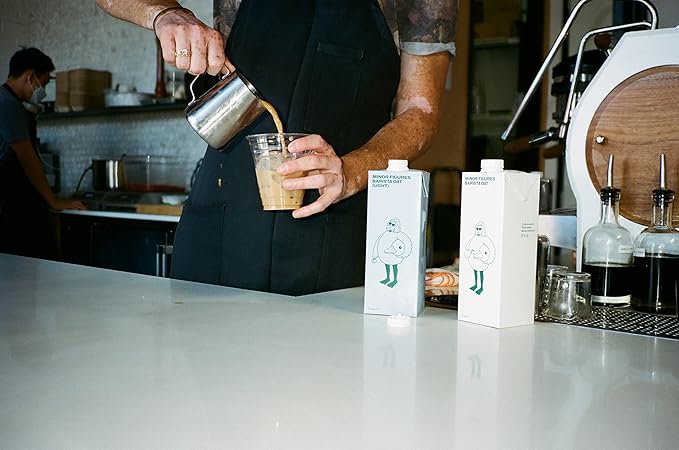 Minor Figures - Oat Milk - Standard - Barista Standard - 32 Oz - 1 Pack - Non Gmo - Plant Based - Vegan - Dairy Free - Shelf Stable - Unsweetened