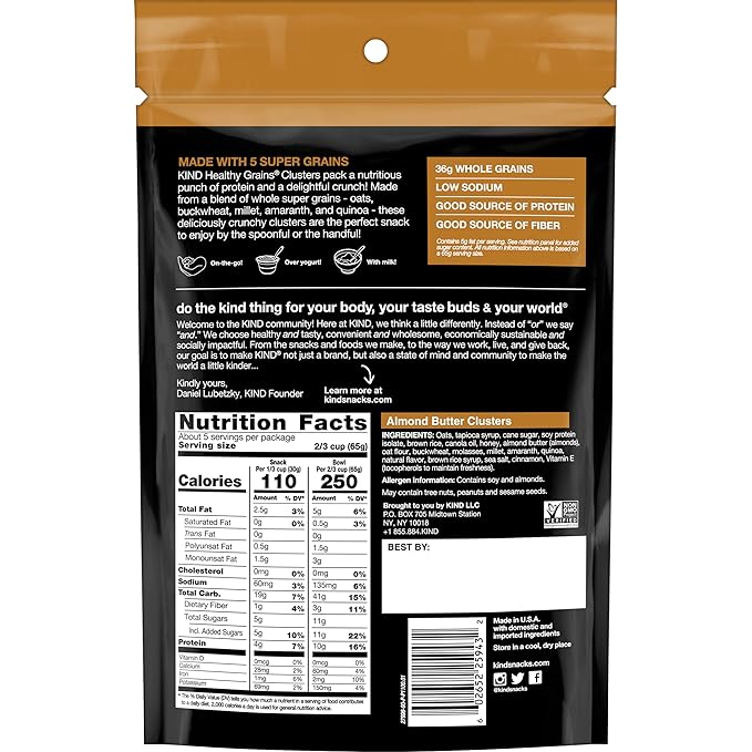 KIND Almond Butter Clusters, 11 Oz