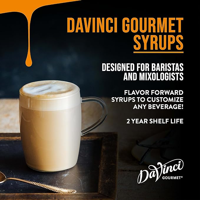 DaVinci Gourmet Classic Peppermint Syrup, 25.4 Fluid Ounces (Pack of 4)