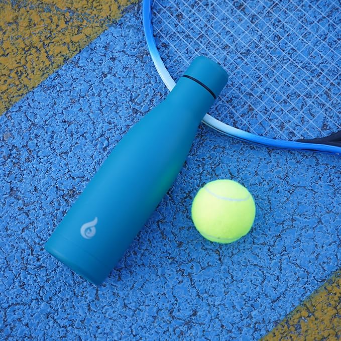 BJPKPK 25oz Insulated Stainless Steel Water Bottles Reusable Metal Travel Sports Water Bottle Keep Cold and Hot,Sea Salt