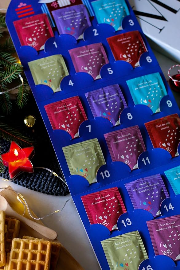 Tea Advent Calendar 2025 Nutcracker by Acorus- 6 Christmasy flavors – 24 tea bags For The Christmas Countdown - Gift Idea For Christmas - Limited Edition