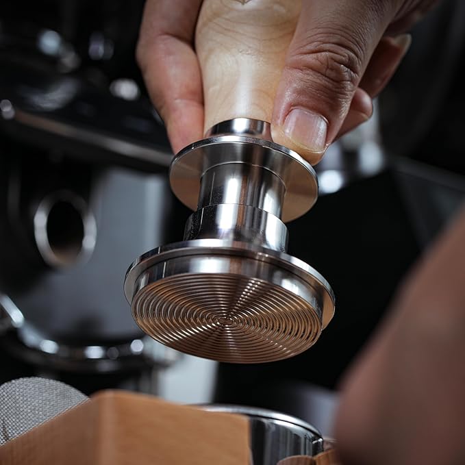 58mm Espresso Tool Set for Breville Dual Boiler & Oracle Jet Includes Naked Portafilter, Spring Tamper, Distributor, Tamping Station, Dosing Funnel & Puck Screen | Maple Barista Kit