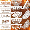 Christmas Stencils for Painting on Wood 12” Large Christmas Stencil Reusable Half Round Holiday Drawing Templates for Painting on Wood DIY Crafts Doormat Canvas Window Decor
