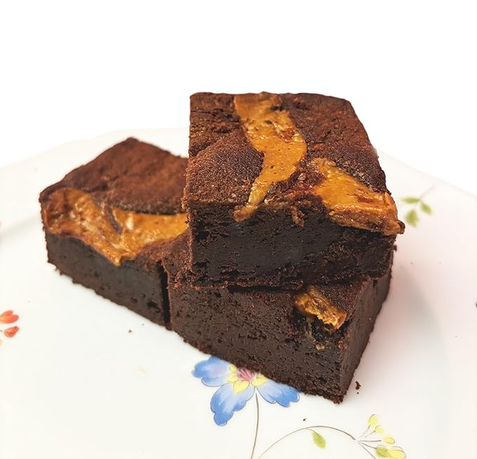 Ruth’s Peanut Butter Swirl Cake Style Brownies 3 Dozen – Gourmet Baked Treats | Delicious Gift with The Finest Ingredients | Guaranteed to Arrive Fresh