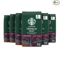 Starbucks Whole Bean Coffee, Dark Roast Coffee, French Roast, 100% Arabica, 6 bags (18 oz each)