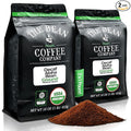 The Bean Organic Coffee Company Water Processed DECAF Aloha Bean (Hawaiian Hazelnut), Medium Roast, Ground Coffee, 16-Ounce Bags (Pack of 2), Café Molido Tostado Orgánico descafeinado