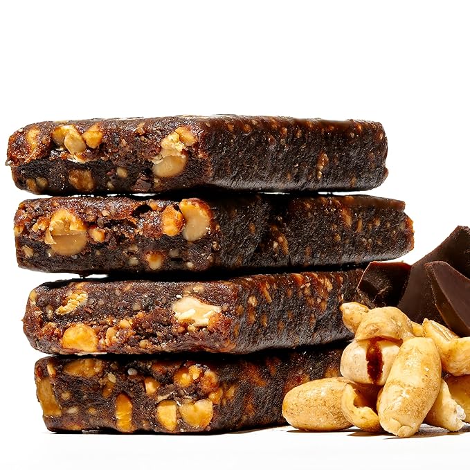 JONESBAR Organic Plant Based Protein Bars | Chocolate Peanut Butter | Fruit & Nut Bar, Kosher, Gluten Free, Breakfast Bars, School Snacks, Vegan Snack & Healthy Snacks for Adults and Kids (Pack of 12)