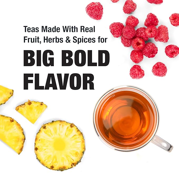 Tiesta Tea - Passion Berry Jolt, Loose Leaf, Raspberry Passion Fruit Black Tea, Premium Caffeinated Black Blend, Make Hot or Iced & Brews Up to 25 Cups, 1.5 Ounce Resealable Pouch