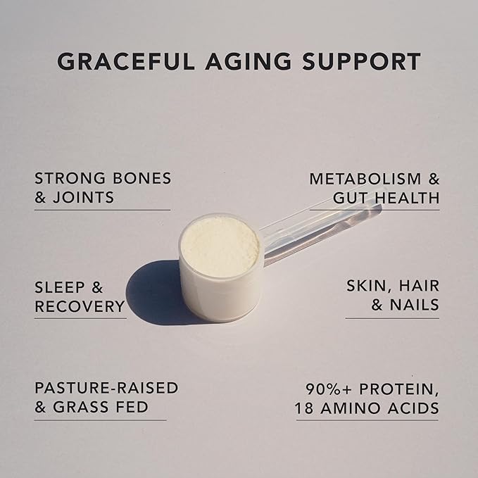 AMANDEAN Collagen Peptides Powder (17.6oz). Grass-Fed Hydrolyzed Protein Supplement. Promotes Healthy Joints, Skin, Hair, Nails. Unflavored & Easy to Mix.