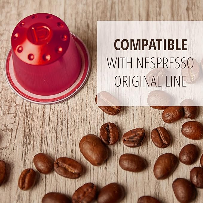 120ct Dark Roast Espresso Variety Pack | Compatible with Nespresso | Aluminum Coffee Capsules | Intensity 10 11 12 | High Intensity Espresso Lungo Ristretto