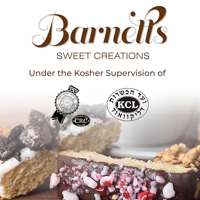 Barnetts Christmas Holiday Thanksgiving12 Chocolate Biscotti Gift Basket, Gourmet Cookies Gifts for Food Delivery, Ideas for Dad, Husband, Brother, Son, Grandfather, Girlfriend, Grandmother, Daughter, Mother
