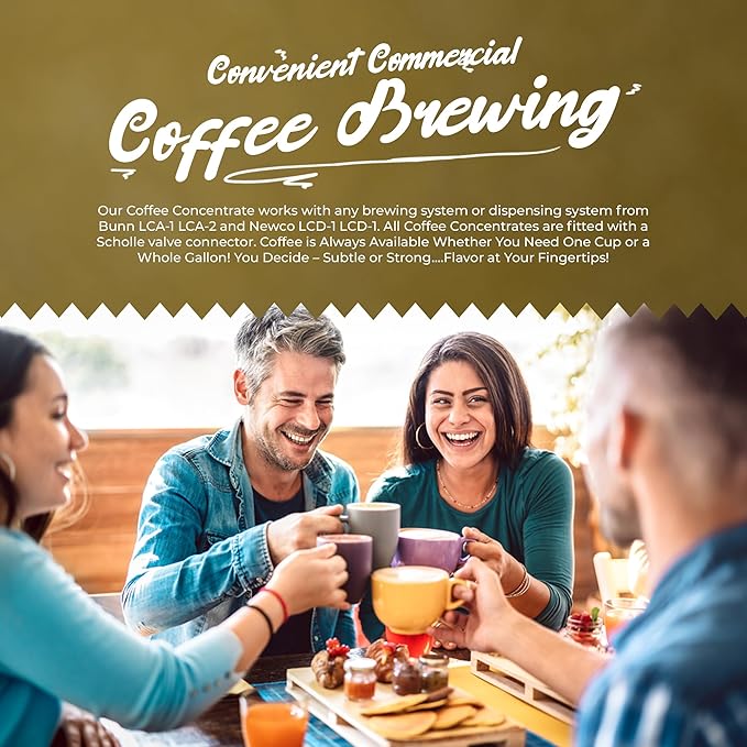 Christopher Bean Coffee - 396 servings, 30 to 1 Blend Bag in Box Liquid Instant Coffee or Cold Brew Coffee Concentrate - Hot or Iced Coffee - Caramel Butter Crunch