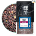 Tiesta Tea - 3lb Hibiscus Flowers, Cut & Sifted Loose Tea, 3lb,1360g, Bulk Resealable Bag, Raw Hibiscus Flower, Agua Fresca, Flor de Jamaica, Baked Goods, Dressings, Jams, Soaps & More, 3-Pack